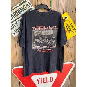 Vintage Y2K  Harley Davidson shirt Dudley Perkins Co. San Francisco 2XL